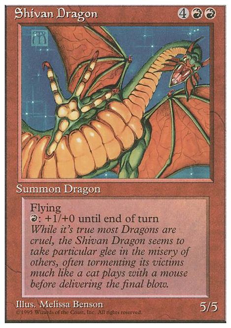 Hovedbilde Shivan Dragon