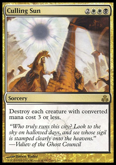 Hovedbilde Culling Sun