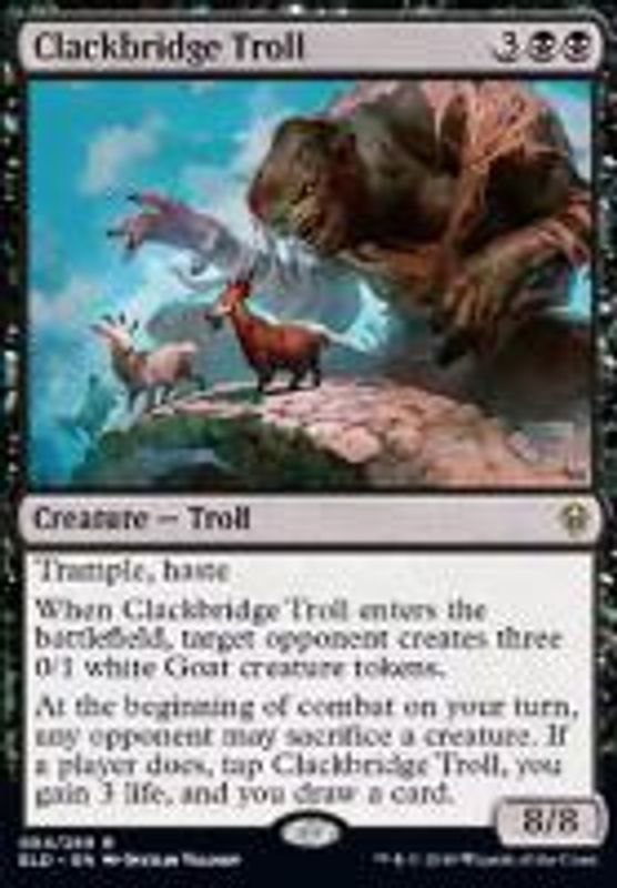 Clackbridge Troll (foil)