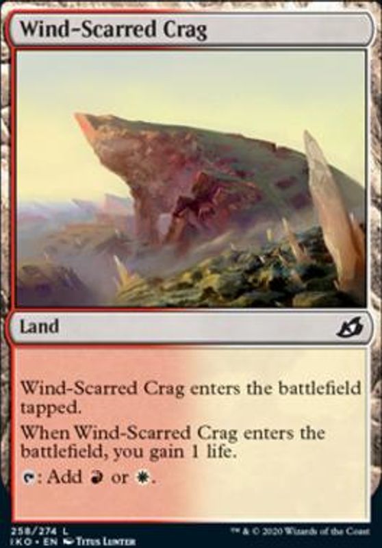 Wind-Scarred Crag (foil)