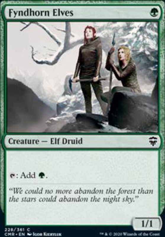 Fyndhorn Elves (foil)