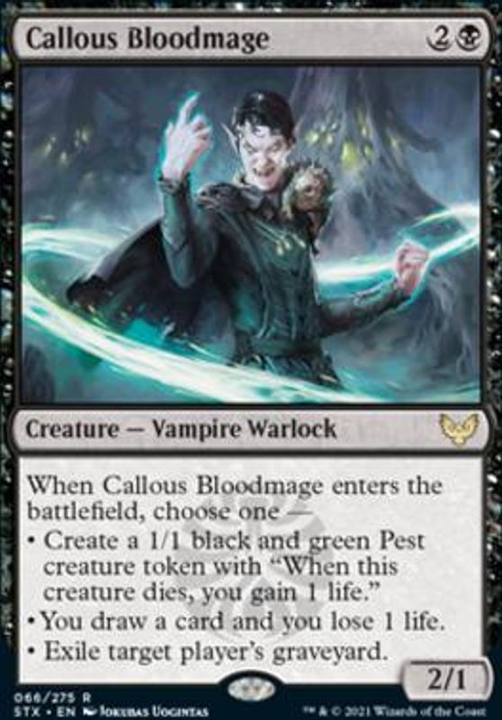 Callous Bloodmage (foil)