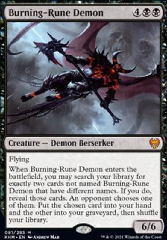 Burning-Rune Demon (foil)