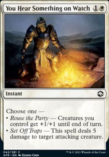 Hovedbilde You Hear Something on Watch ...