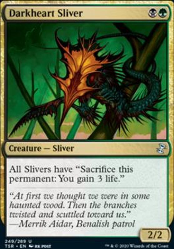 Darkheart Sliver (foil)