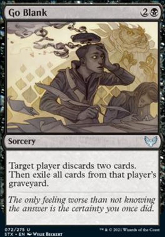 Go Blank (foil)