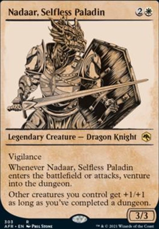 Nadaar, Selfless Paladin (Showcase) (foil)