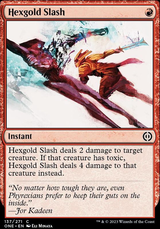 Hexgold Slash (foil)