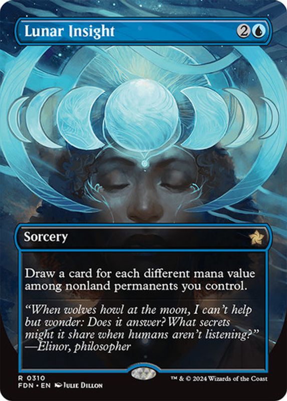 Lunar Insight (Borderless) (Foil)