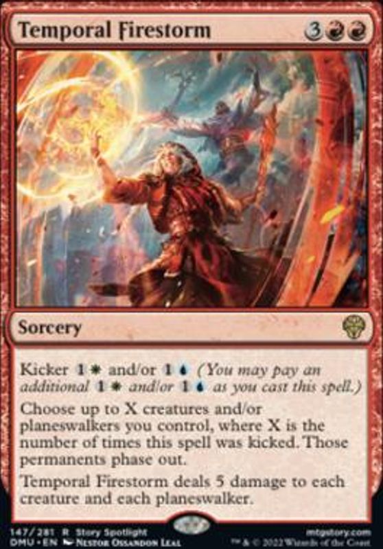 Temporal Firestorm (foil)