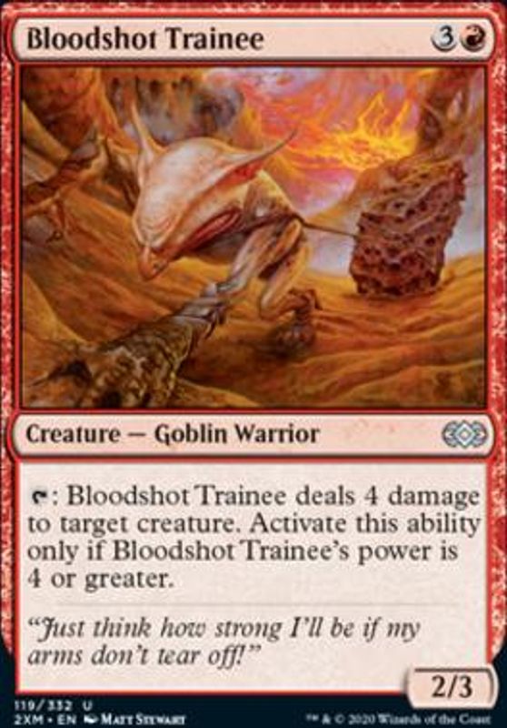 Bloodshot Trainee (foil)