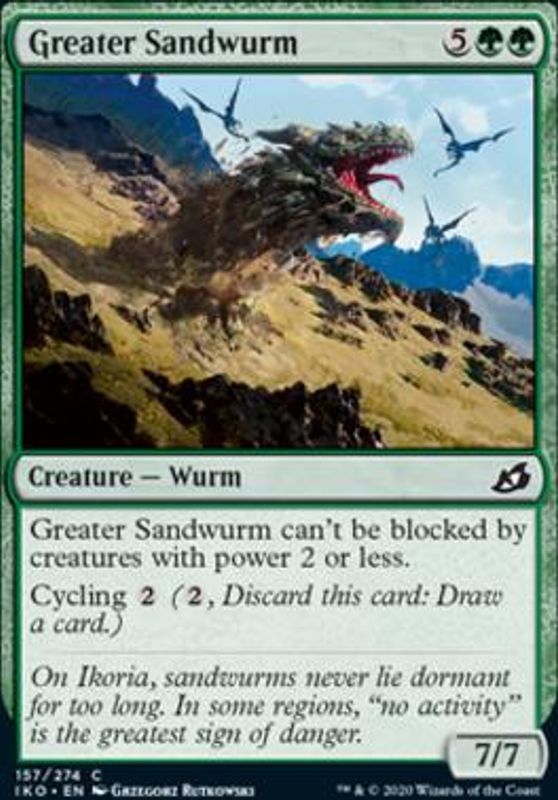 Greater Sandwurm (foil)