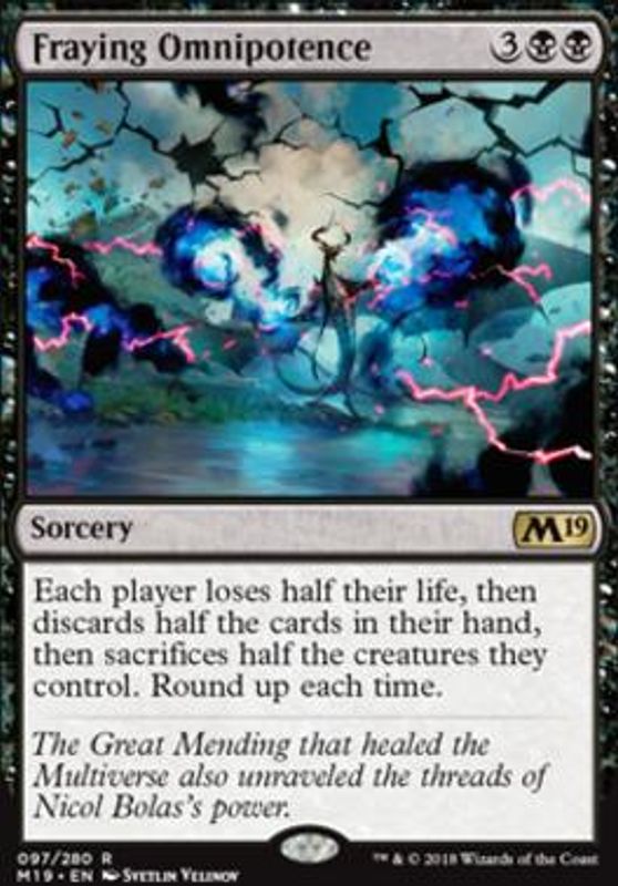 Fraying Omnipotence