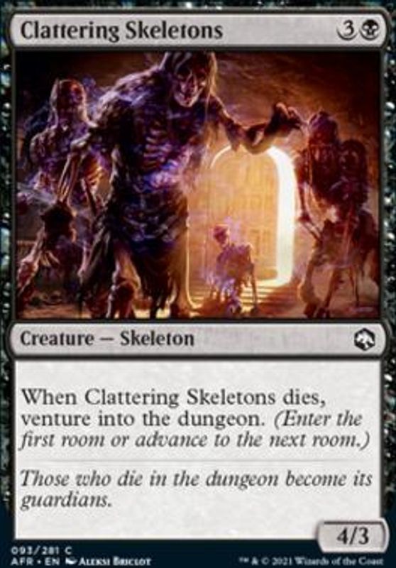 Clattering Skeletons
