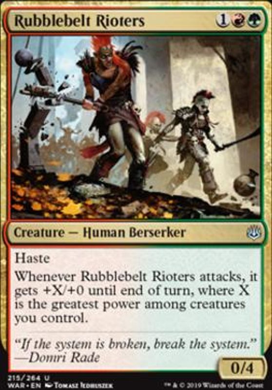 Rubblebelt Rioter