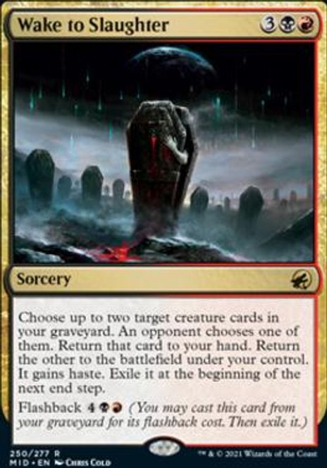 Hovedbilde Wake to Slaughter (foil)