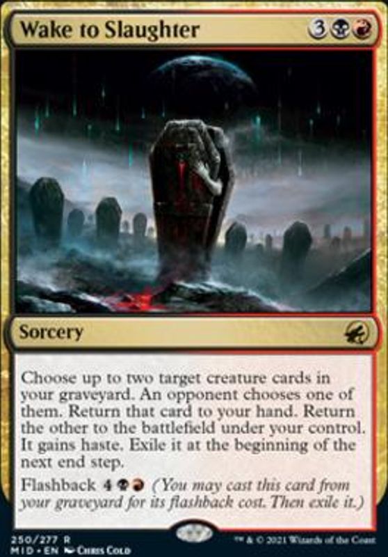 Wake to Slaughter (foil)