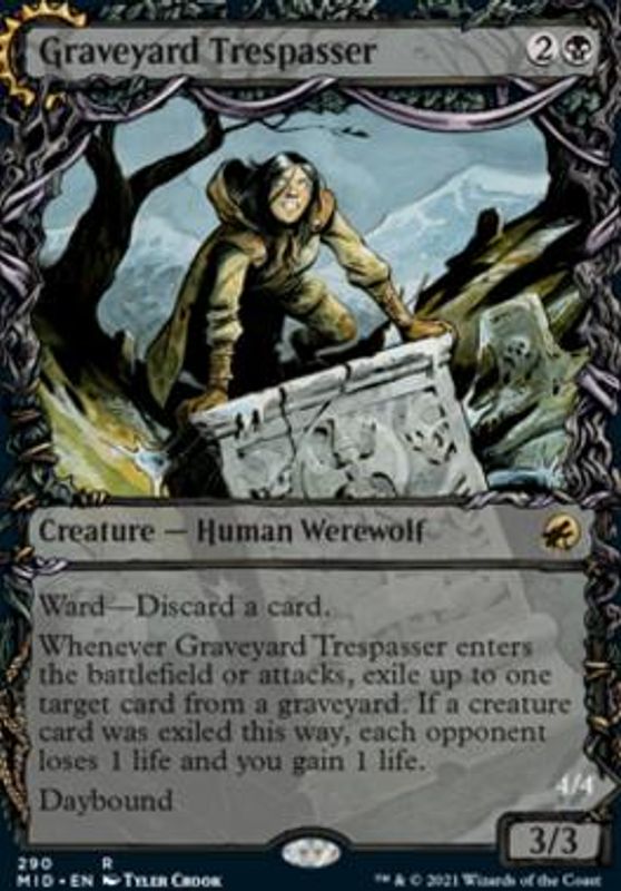 Graveyard Trespasser (Showcase) (foil)