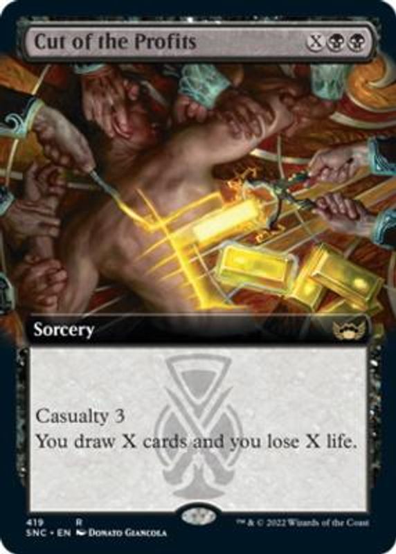 Cut of the Profits (Extended Art, Foil)