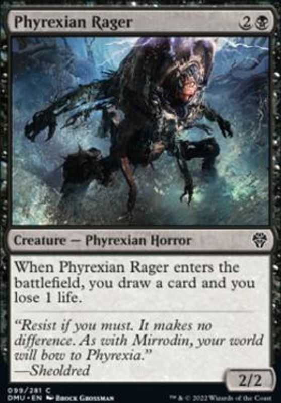 Phyrexian Rager (foil)