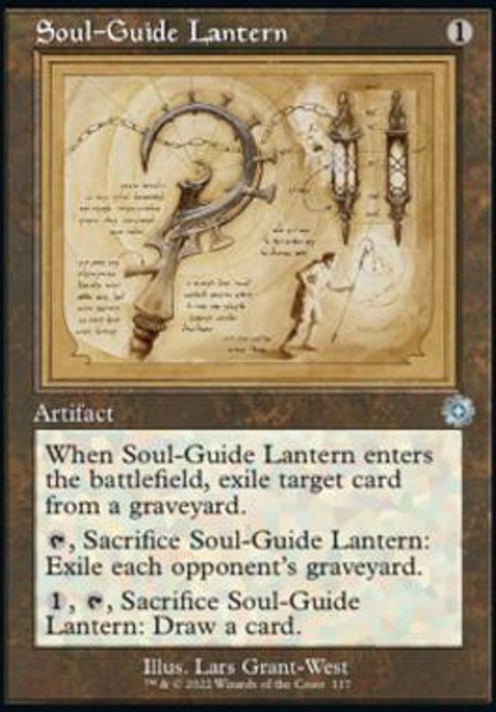Soul-Guide Lantern (Schematic Art) (foil)