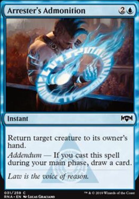 Hovedbilde Arrester's Admonition