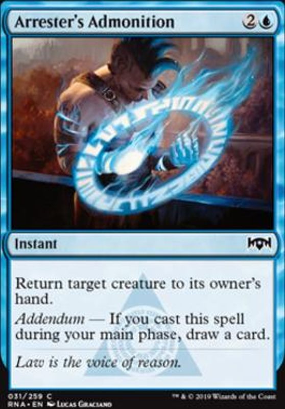 Arrester's Admonition (foil)