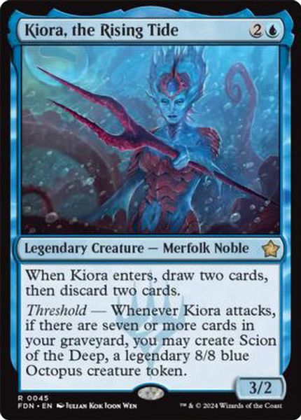 Hovedbilde Kiora, the Rising Tide (Foil)