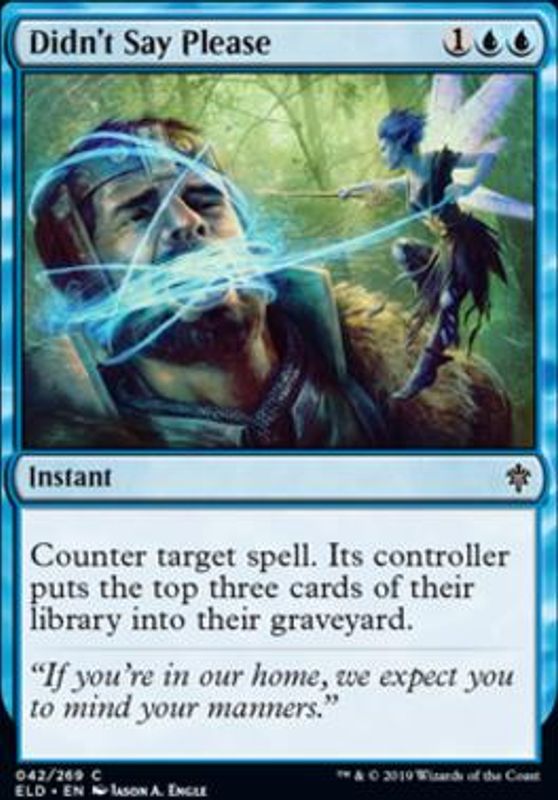 Didn't Say Please (foil)