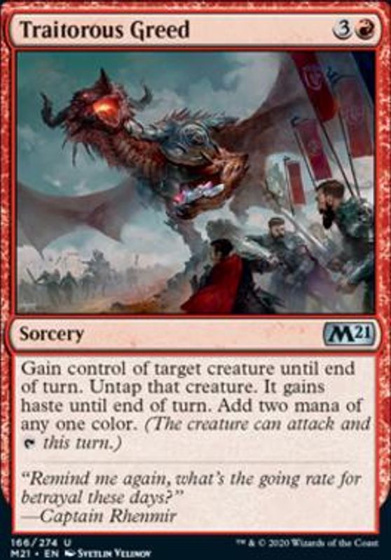 Traitorous Greed (foil)