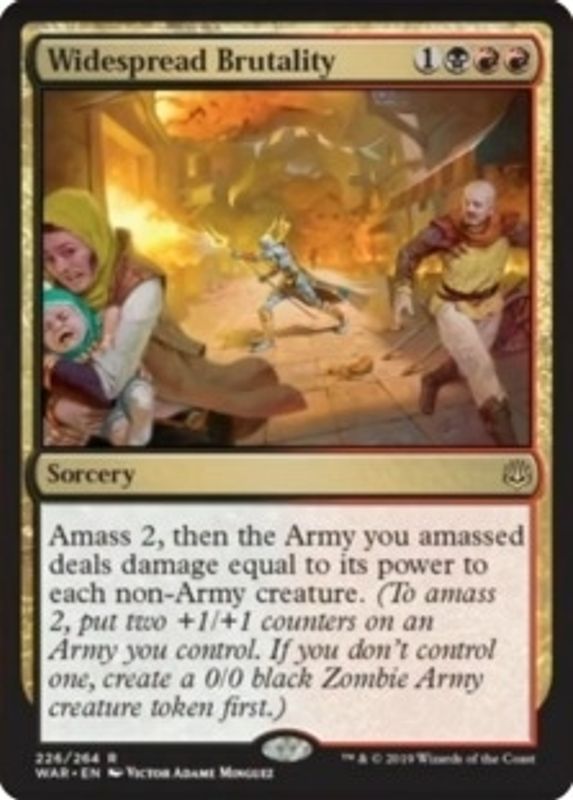 Widespread Brutality (foil)