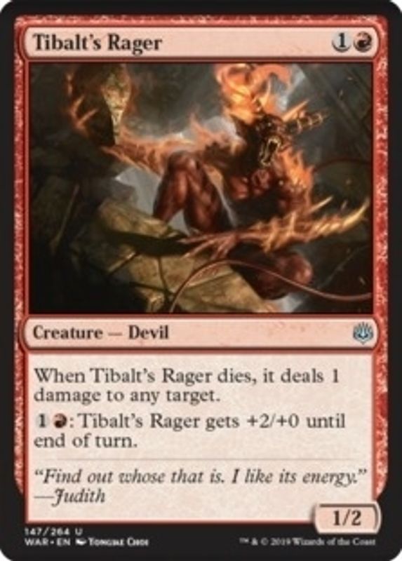 Tibalt's Rager (foil)