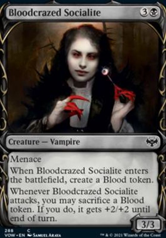 Bloodcrazed Socialite (Showcase) (foil)