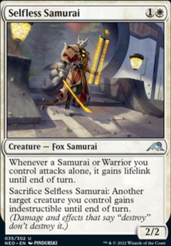 Selfless Samurai (foil)