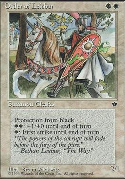 Hovedbilde Order of Leitbur (Wackwitz - ...