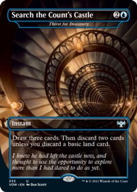 Thirst for Discovery (Search the Count's Castle) foil)