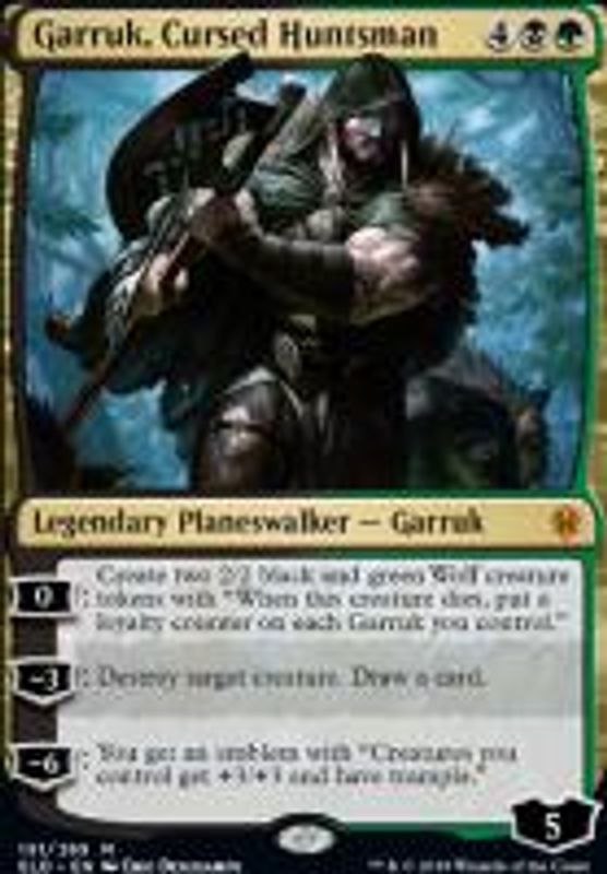 Garruk, Cursed Huntsman (foil)