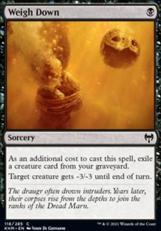 Weigh Down (foil)