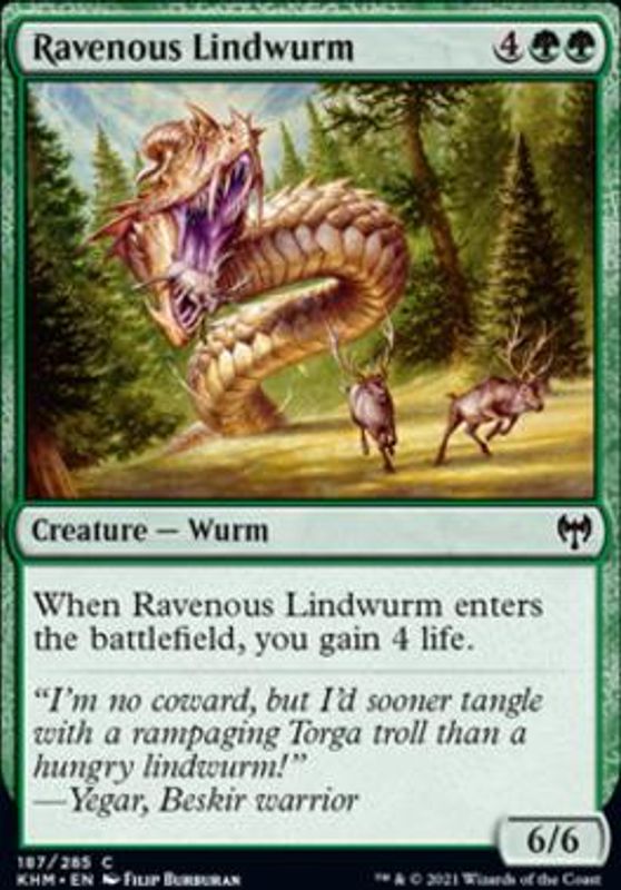Ravenous Lindwurm (foil)