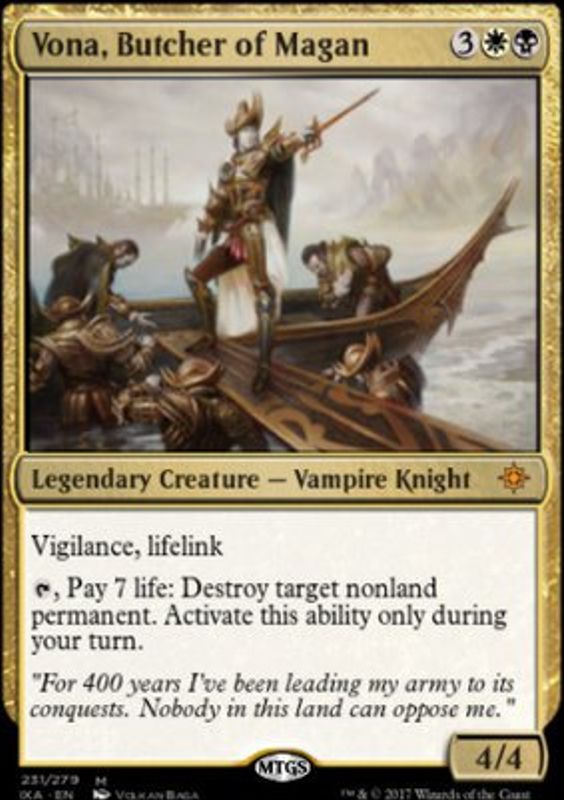 Vona, Butcher of Magan