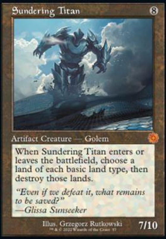Sundering Titan (foil)