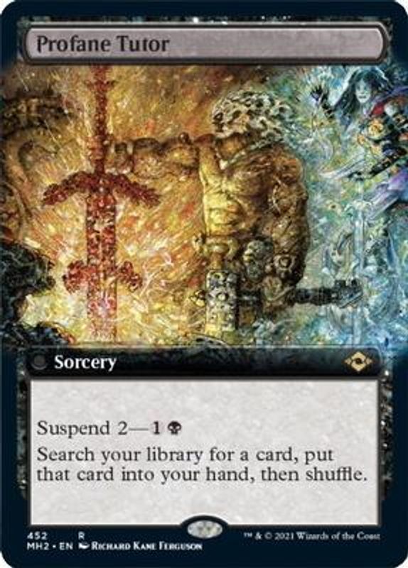 Profane Tutor (Extended Art) (foil)
