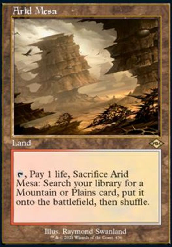 Arid Mesa (Retro Frame) (foil)