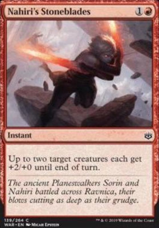 Nahiri's Stoneblades (foil)