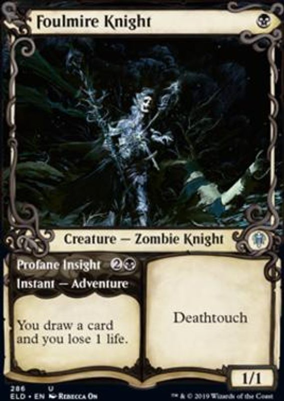 Foulmire Knight (showcase) (foil)
