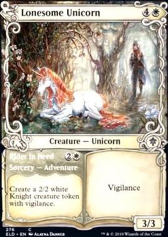Lonesome Unicorn (showcase) (foil)