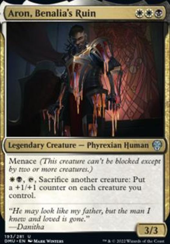 Aron, Benalia's Ruin (foil)