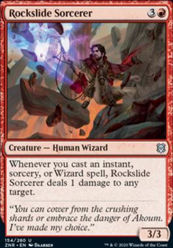 Rockslide Sorcerer (foil)