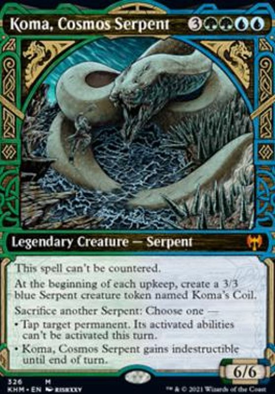 Koma, Cosmos Serpent (Showcase) (foil)