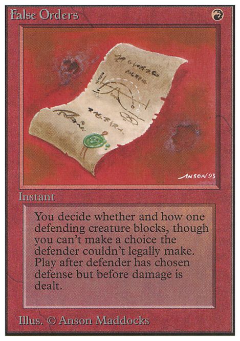 Hovedbilde False Orders
